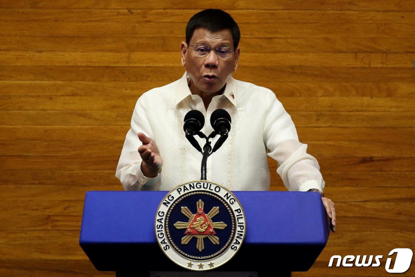 로드리고 두테르테 필리핀 대통령이 아동 성폭행에 관한 처벌을 강화했다 ⓒ 로이터=뉴스1 ⓒ News1 이서영 기자