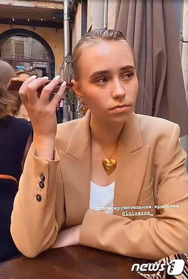 본문 이미지 - 블라디미르 푸틴 러시아 대통령의 혼외자로 추정되는 엘리자베타 크리보노기흐. &lt;자료사진&gt; ⓒ News1 이서영 기자