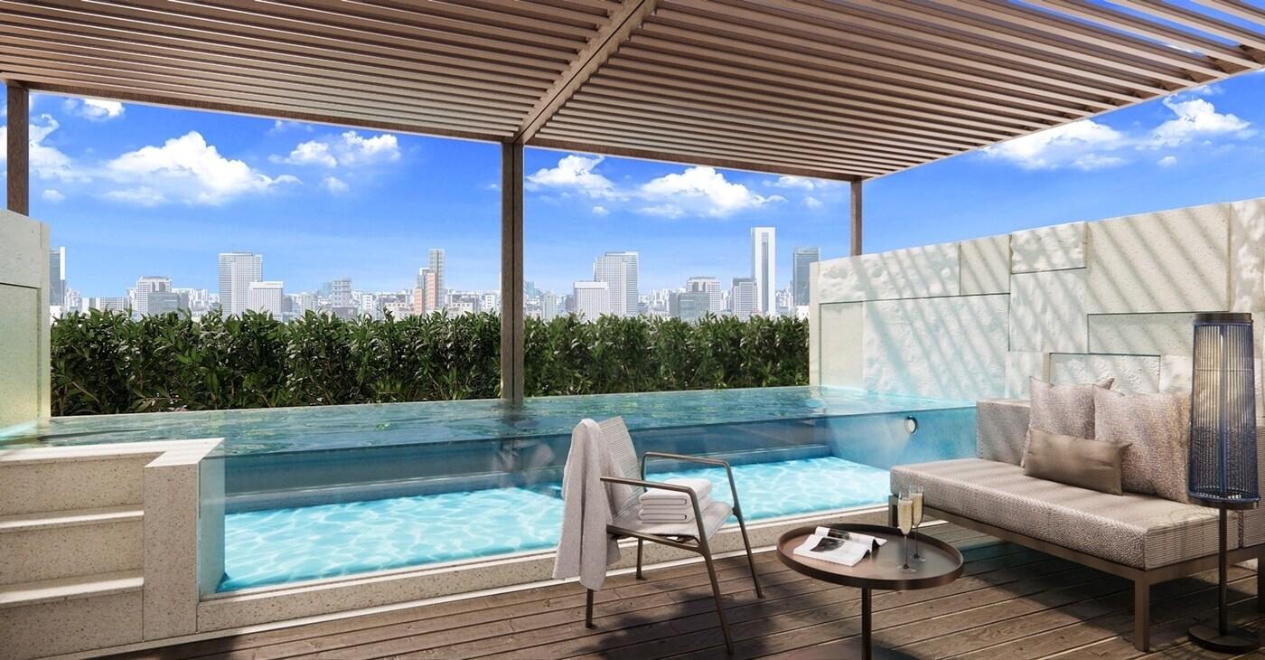 프리미어 풀 스위트 룸. AC 호텔 바이 메리어트 서울 강남 제공