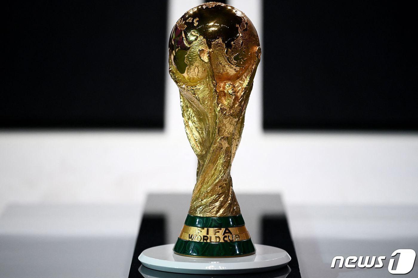 카타르 월드컵 우승 트로피. ⓒ AFP=뉴스1