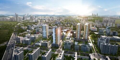 본문 이미지 - 병점역 스카이팰리스 광역 조감도ⓒ 뉴스1