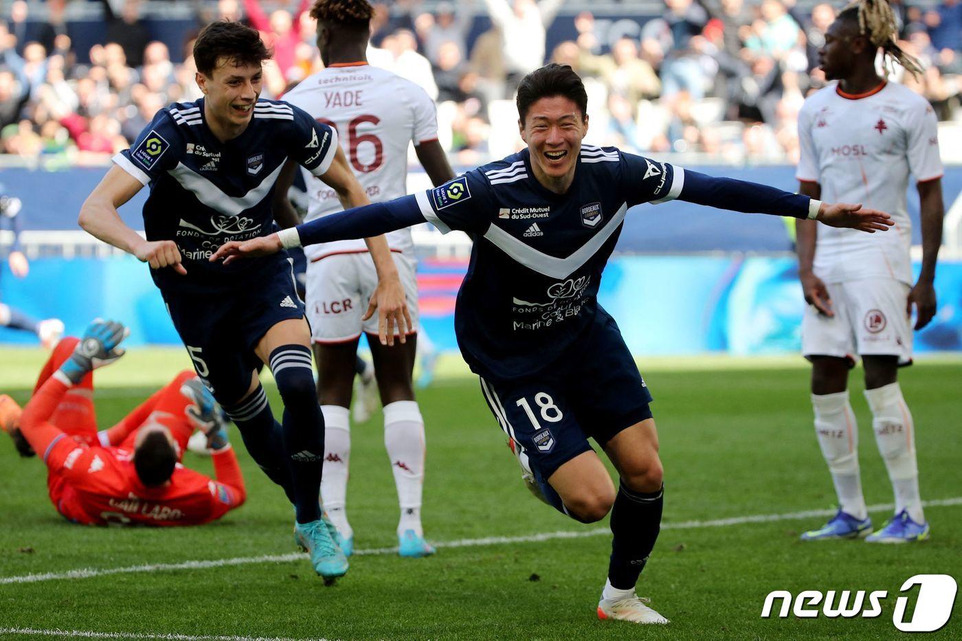 본문 이미지 - 프랑스 리그1 FC낭트 이적을 앞둔 황의조. ⓒ AFP=뉴스1