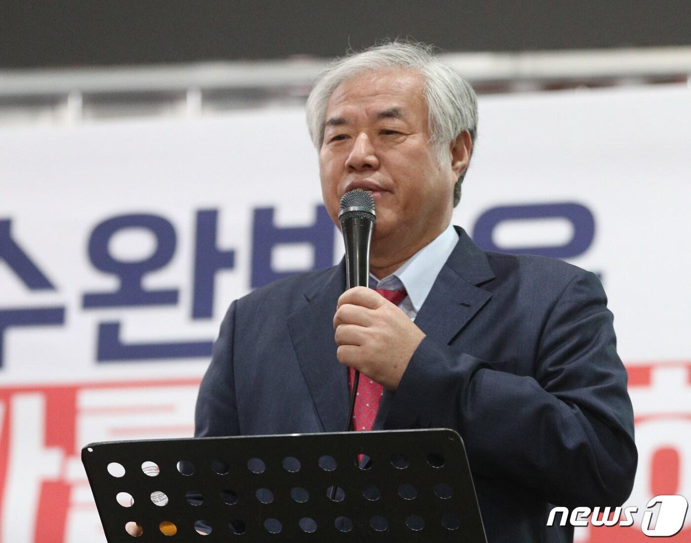 본문 이미지 - 전광훈 사랑제일교회 목사2022.4.11/뉴스1 ⓒ News1 신웅수 기자