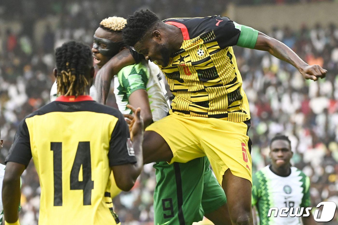 가나의 토마스 파티(오른쪽) ⓒ AFP=뉴스1