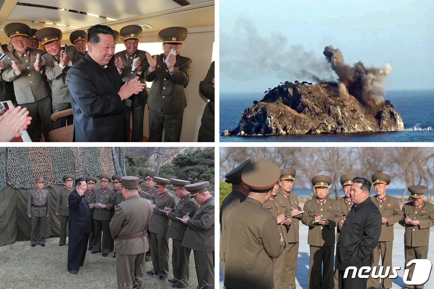 본문 이미지 - (평양 노동신문=뉴스1) = 북한 조선노동당 기관지 노동신문은 김정은 총비서가 신형전술유도무기 시험발사를 참관했다고 17일 보도했다. [국내에서만 사용가능. 재배포 금지. DB 금지. For Use Only in the Republic of Korea. Redistribution Prohibited] rodongphoto@news1.kr