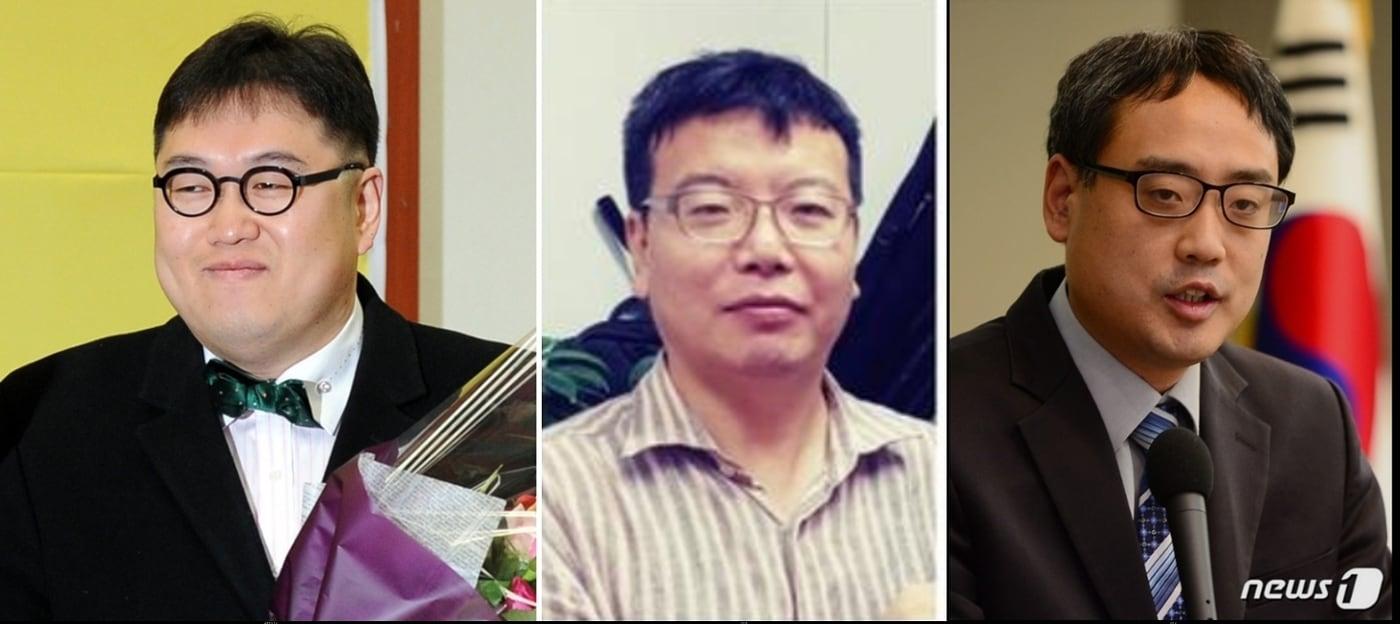 유튜브 등을 통해 시사평론을 하고 있는 김용민씨(왼쪽부터) 공희준씨, 변희재씨가 진보, 중도, 보수의 시각을 모두 담은 유튜트 채널을 5월부터 선보일 예정이다. ⓒ 뉴스1