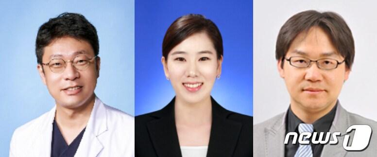 본문 이미지 - 왼쪽부터 산부인과 최진영·엽경은, 의학과 박종혁 교수ⓒ 뉴스1