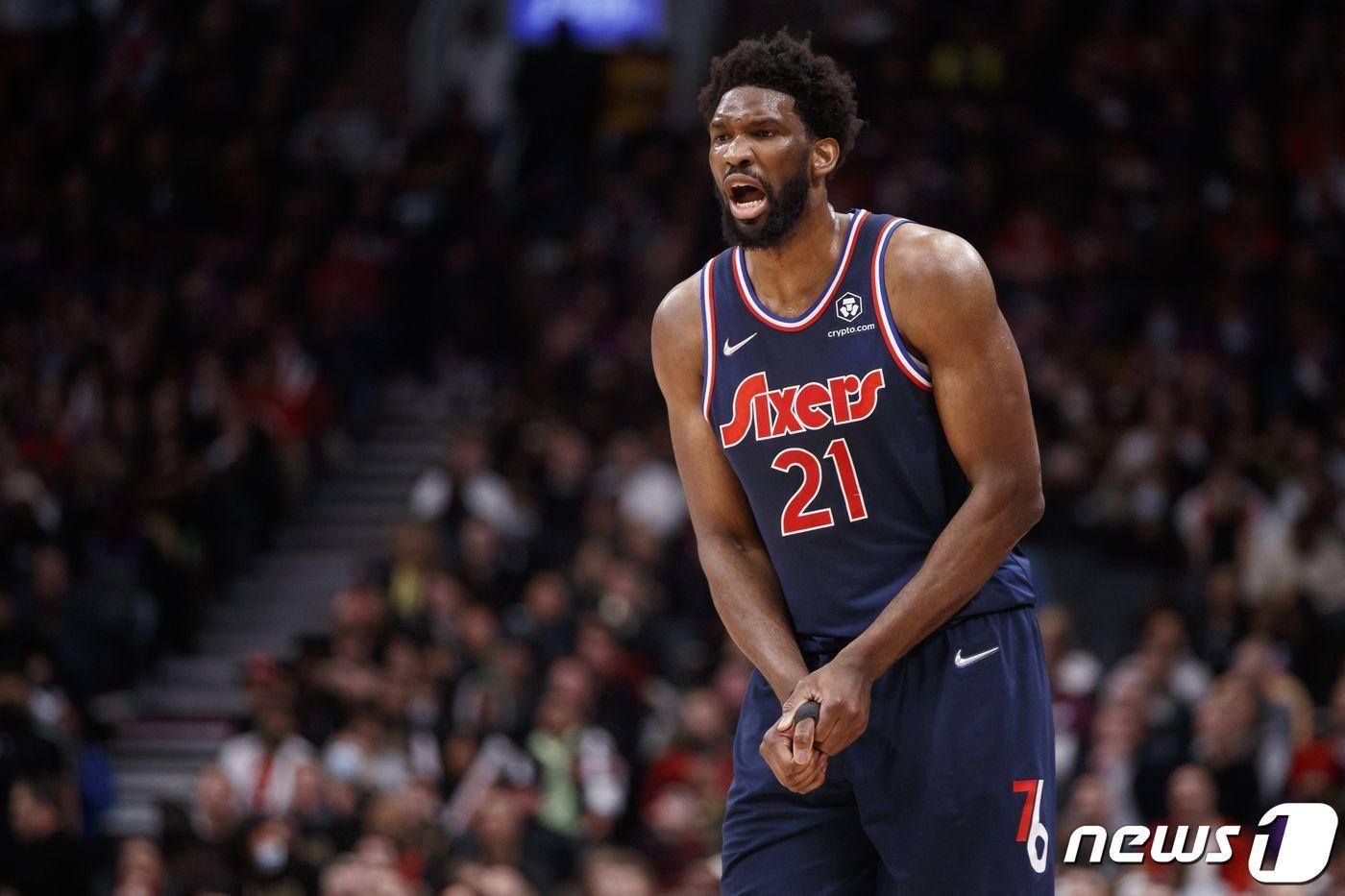 NBA 필라델피아 조엘 엠비드 ⓒ AFP=뉴스1