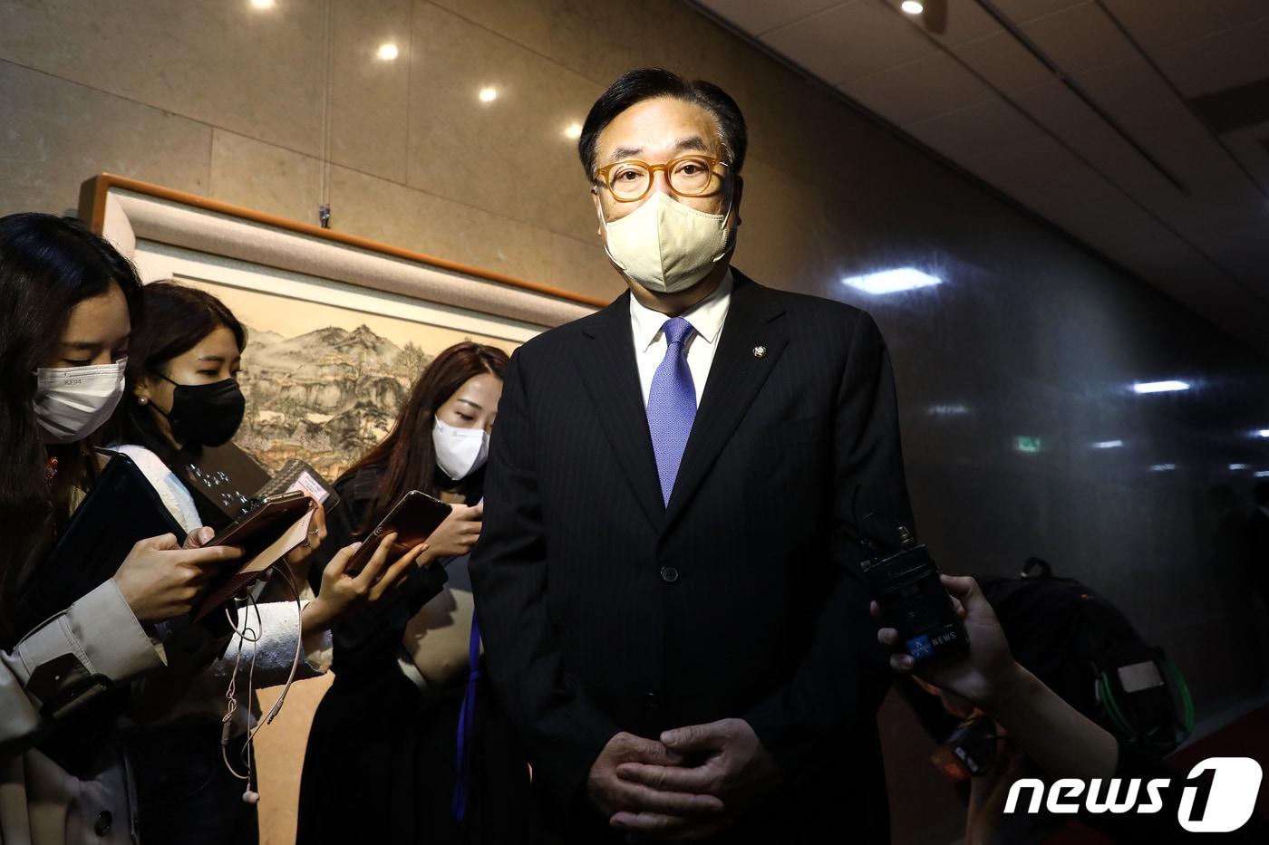 본문 이미지 - 정진석 국회 부의장. (공동취재) 2022.4.22/뉴스1 ⓒ News1 유승관 기자
