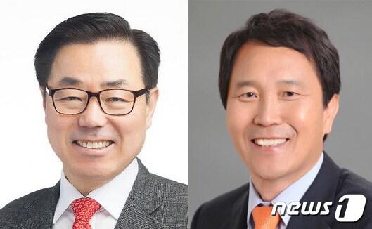 본문 이미지 - 구미시장 예비후보 김석호, 이양호(왼쪽부터)/ⓒ 뉴스1