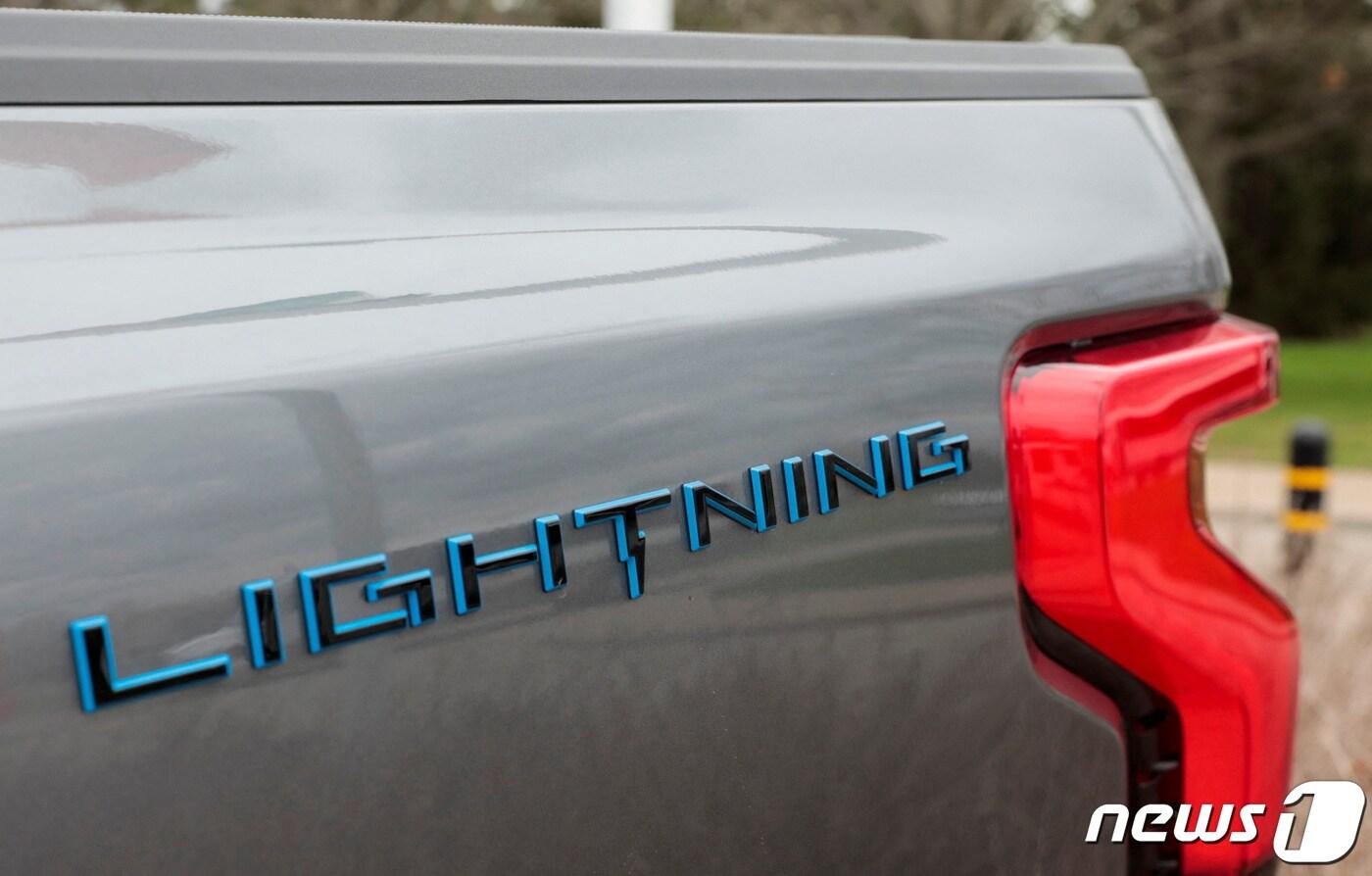 포드가 생상하는 전기차 픽업트럭 라이트닝. ⓒ 로이터=뉴스1 ⓒ News1 박형기 기자