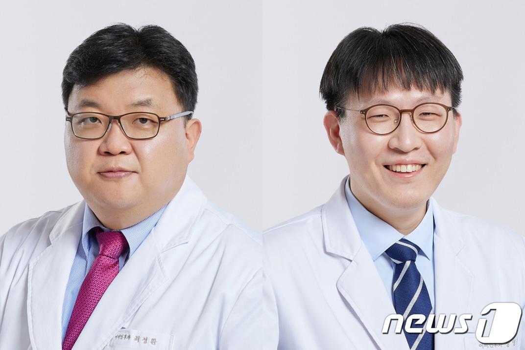 본문 이미지 - 인제대학교 상계백병원 이비인후과 최정환 교수(왼쪽)와 장영수 교수 ⓒ 뉴스1