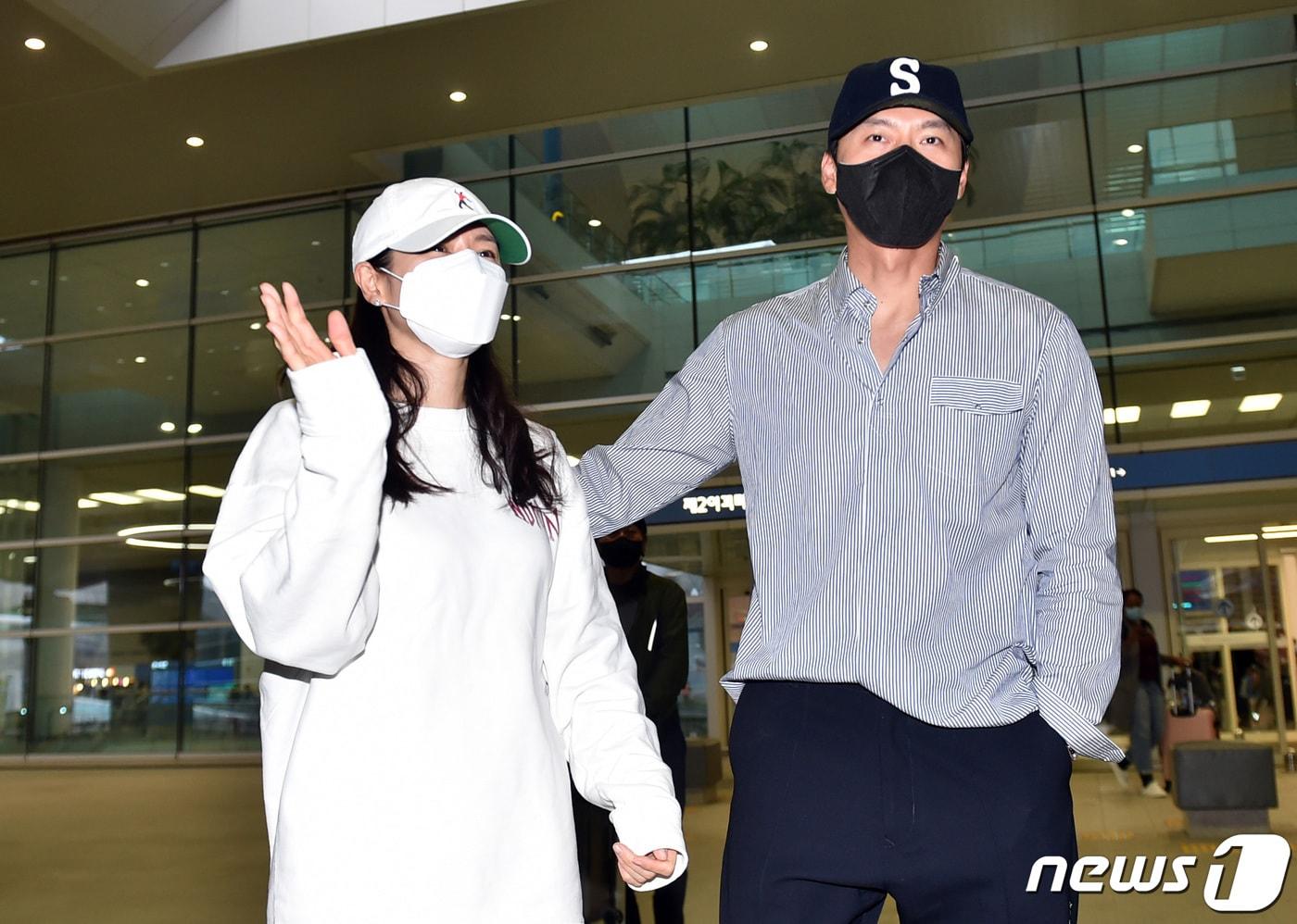 본문 이미지 - 배우 현빈, 손예진 부부 ⓒ News1 권현진 기자