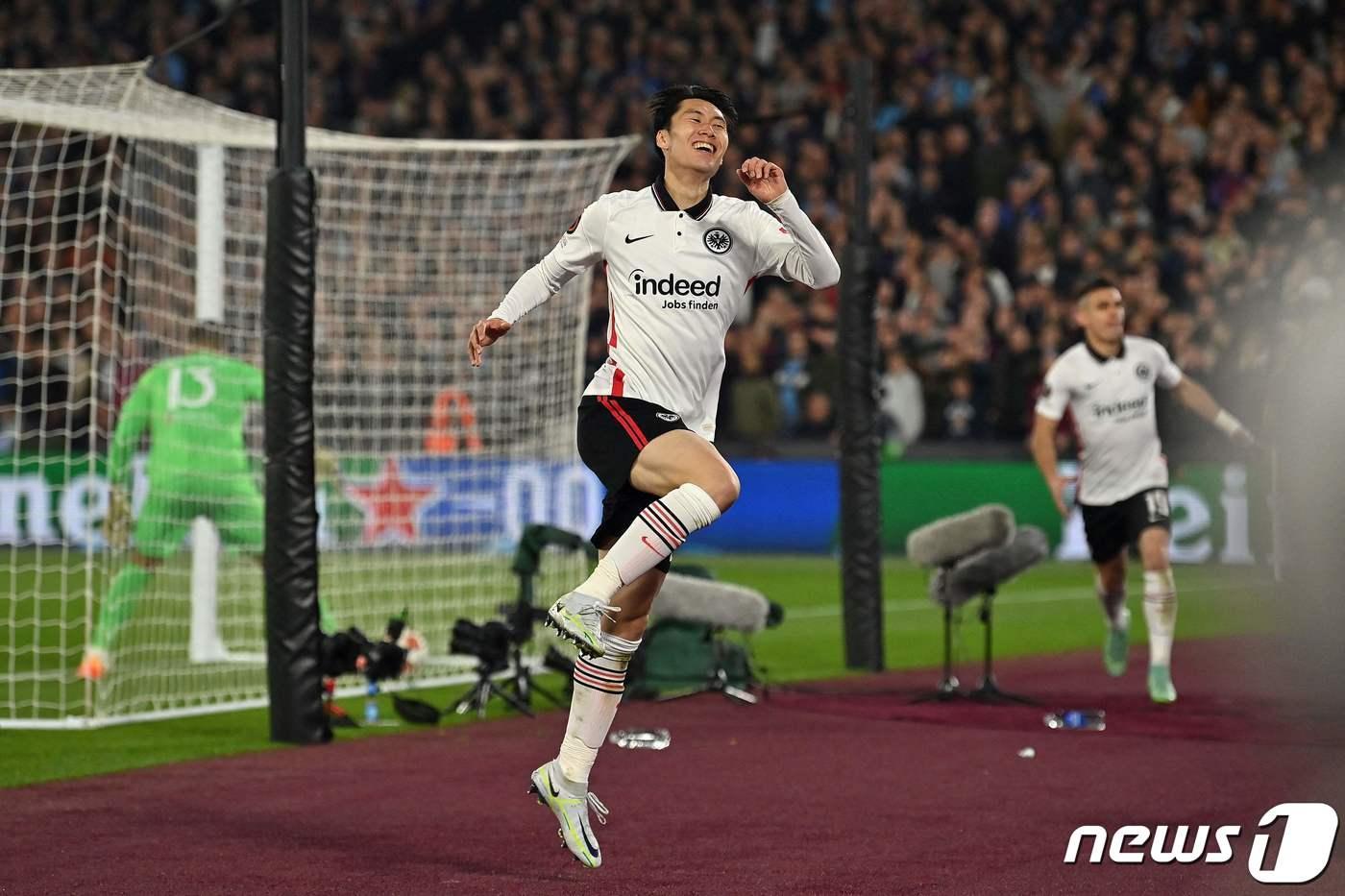 프랑크푸르트의 가마다 다이치.  ⓒ AFP=뉴스1