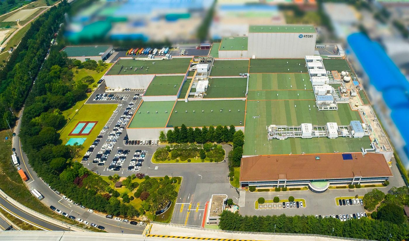 첨단 부직포 설비 투자가 시행될 유한킴벌리 대전공장(유한킴벌리 제공) ⓒ 뉴스1