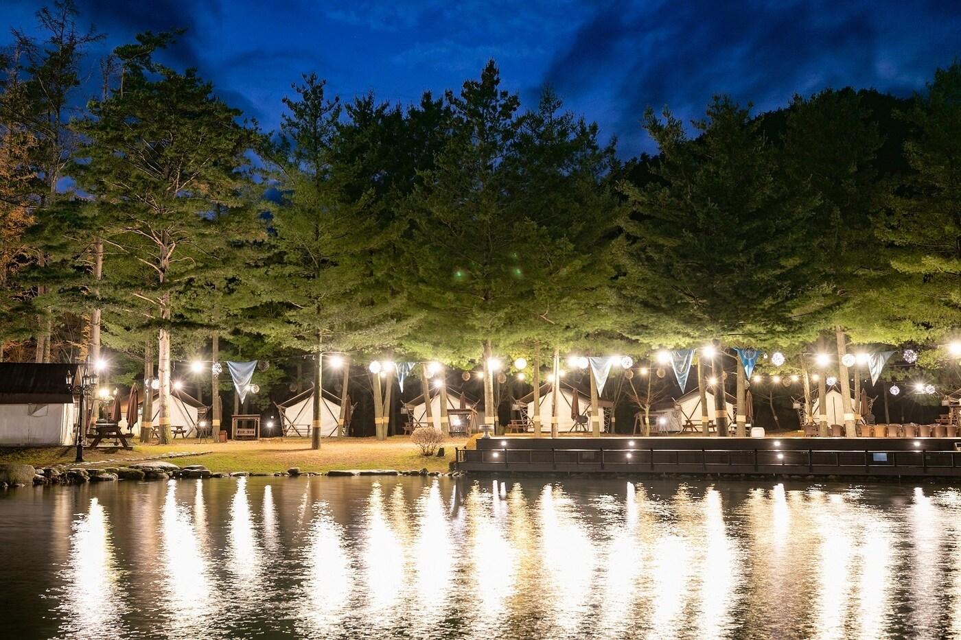 켄싱턴호텔 글램핑 빌리지.(켄싱턴호텔 제공) ⓒ 뉴스1