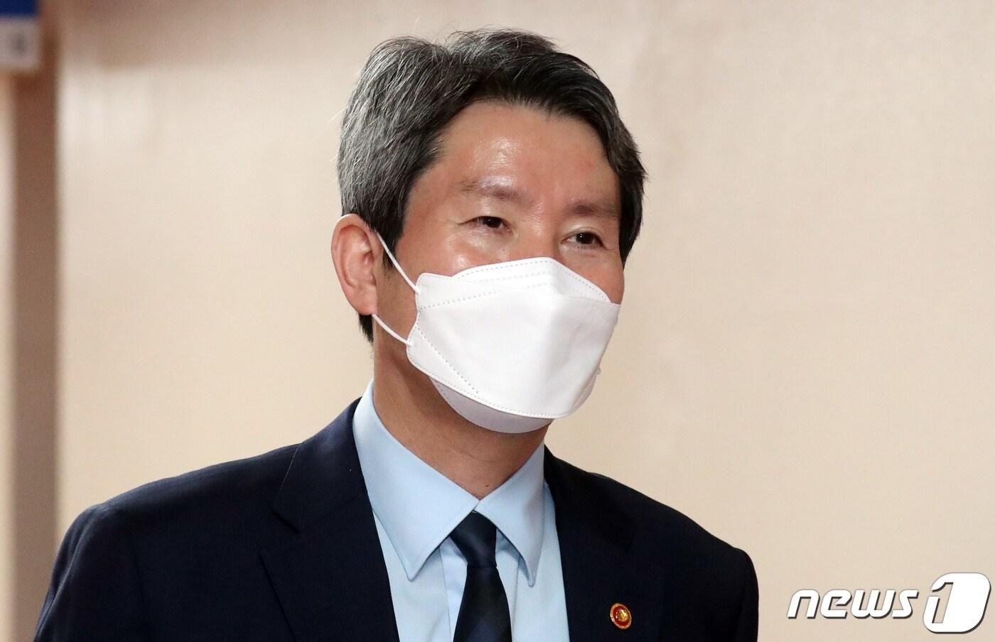 본문 이미지 - 이인영 통일부 장관. 2022.4.5/뉴스1 ⓒ News1 김명섭 기자