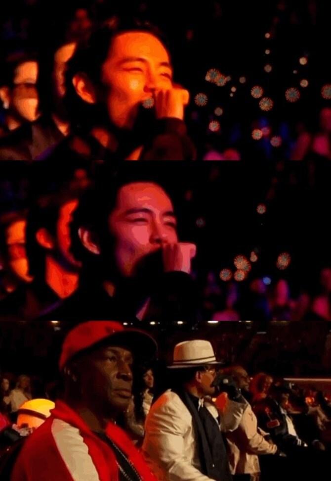 본문 이미지 - 더 프로젝트 뷔 합성 영상, 트위터 캡처ⓒ 뉴스1