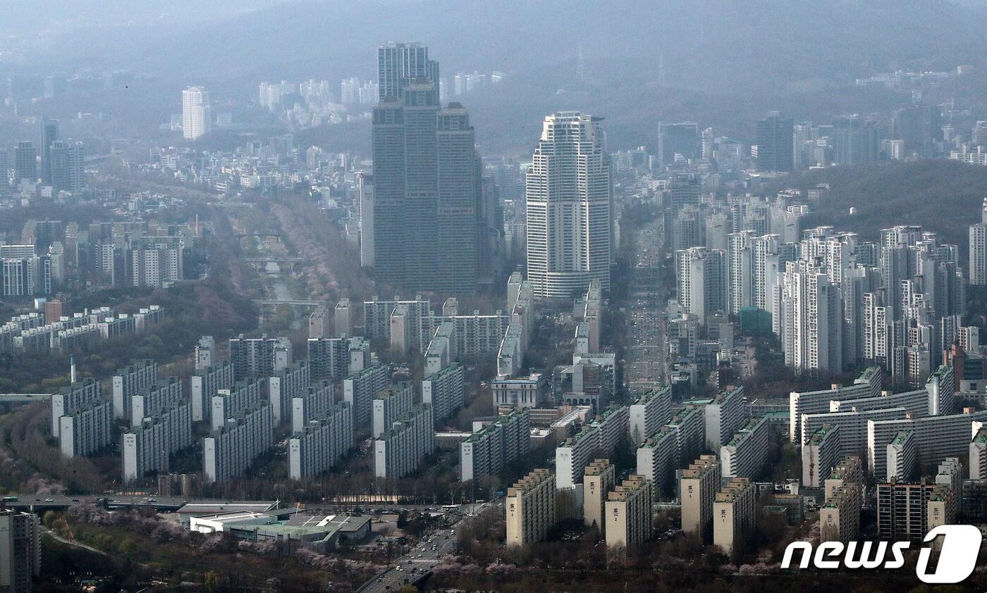 본문 이미지 - 서울 아파트 단지 자료사진 2022.4.5/뉴스1 ⓒ News1 박세연 기자