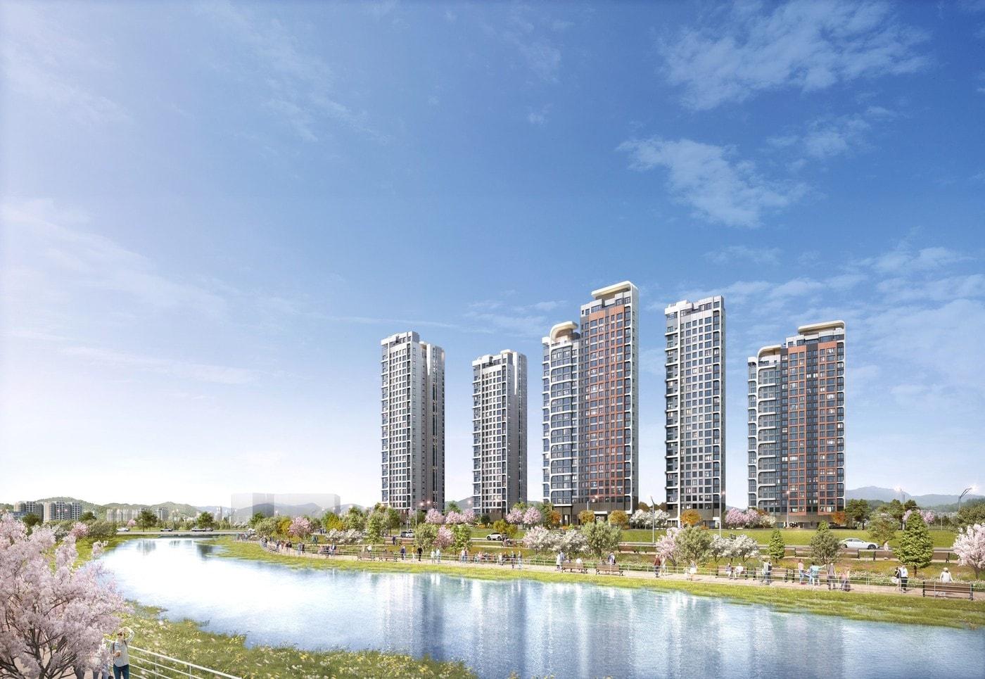 운정푸르지오파크라인 투시도. ⓒ 뉴스1