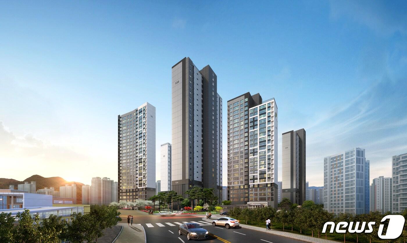 대구 시지 라온프라이빗 투시도ⓒ 뉴스1