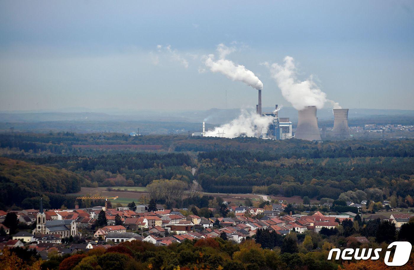 2018년 10월 31일(현지시간) 프랑스 동부에서 석탄 공장이 가동되고 있다. ⓒ AFP=뉴스1 ⓒ News1 김지현 기자