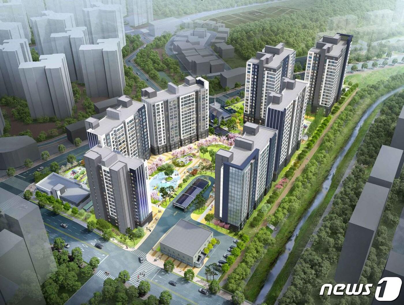 본문 이미지 - 성남시 분당구 야탑동 매화마을 1단지 리모델링 조감도(성남시 제공) ⓒ News1 