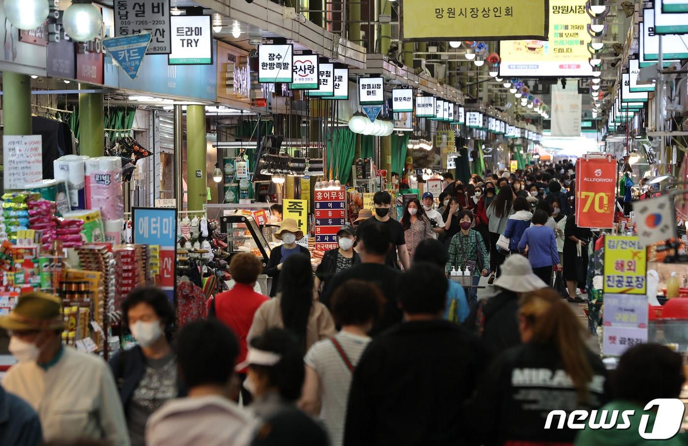 서울 마포구 망원시장./뉴스1 ⓒ News1 조태형 기자