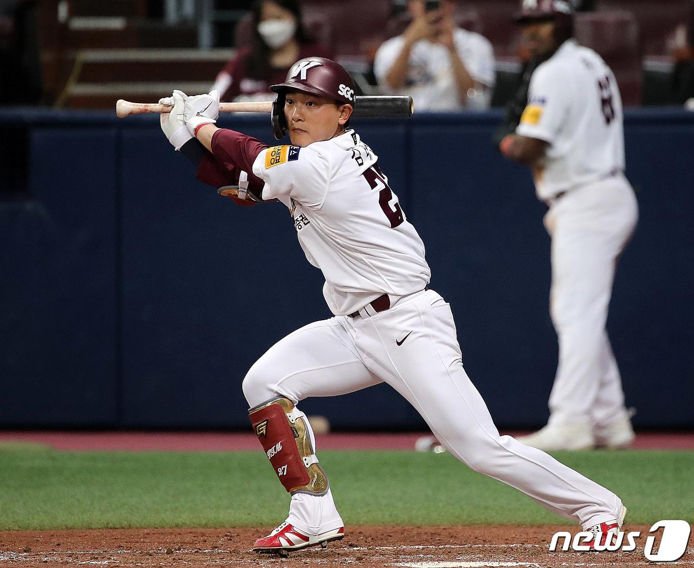 본문 이미지 - 키움 히어로즈 김태진. 2022.5.12/뉴스1 ⓒ News1 김진환 기자