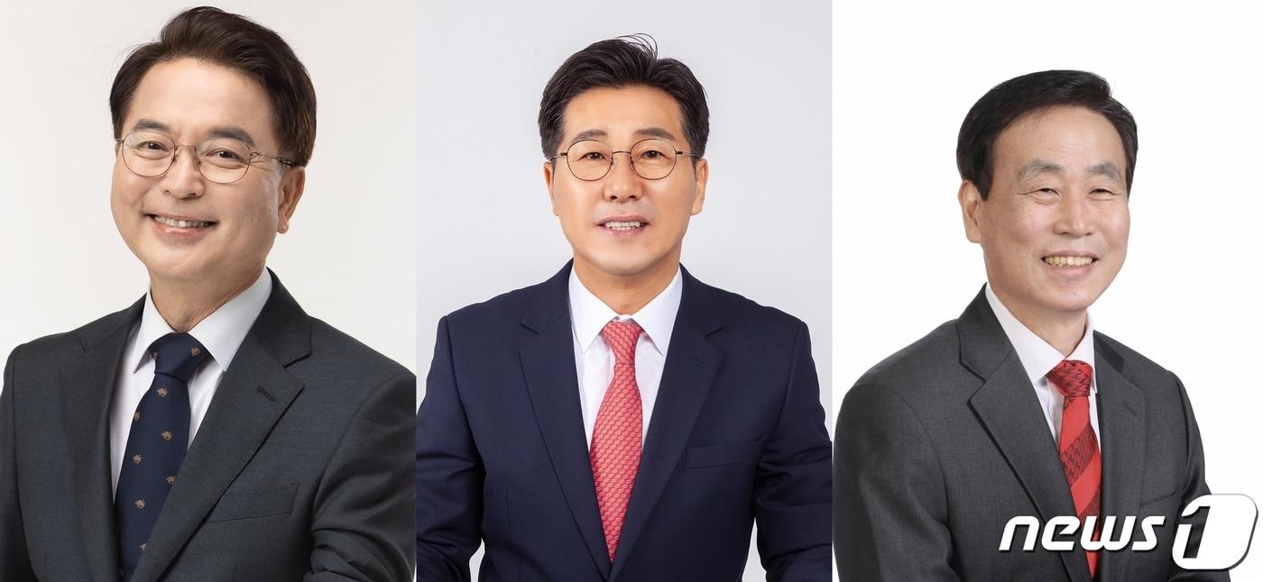 본문 이미지 - 육동한·최성현·이광준 후보(강원도선거관리위원회 제공)ⓒ 뉴스1