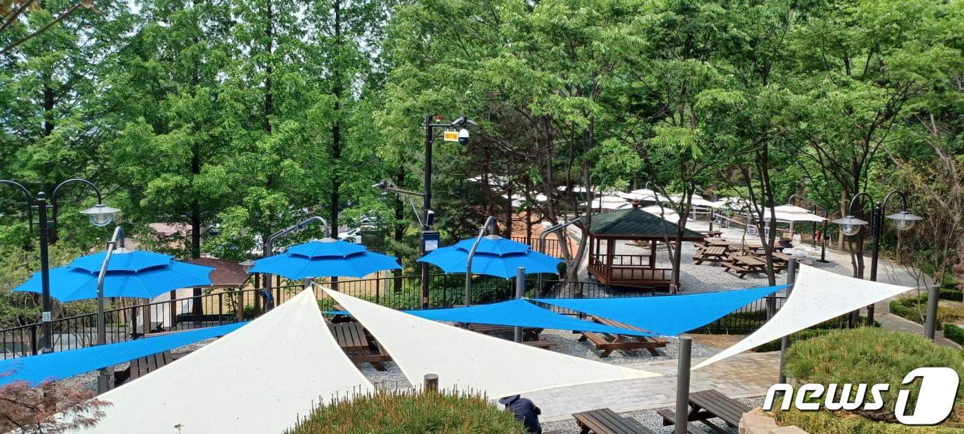 오는 23일 개장하는 고양시 성라공원 내 성라피크닉장. 이달 시범운영을 거쳐 7월부터 예약을 받는다. (고양시청 제공)ⓒ 뉴스1