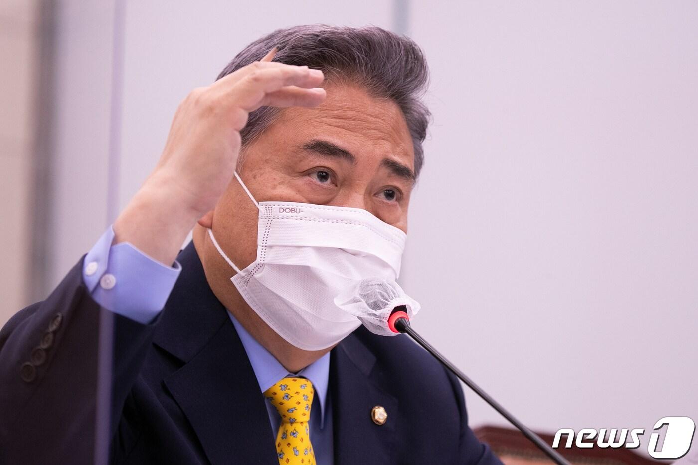 본문 이미지 - 박진 외교부 장관 후보자. (공동취재)2022.5.2/뉴스1 ⓒ News1 허경 기자