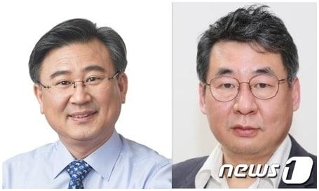 본문 이미지 - 왼쪽부터 천호성 김윤태 후보ⓒ 뉴스1