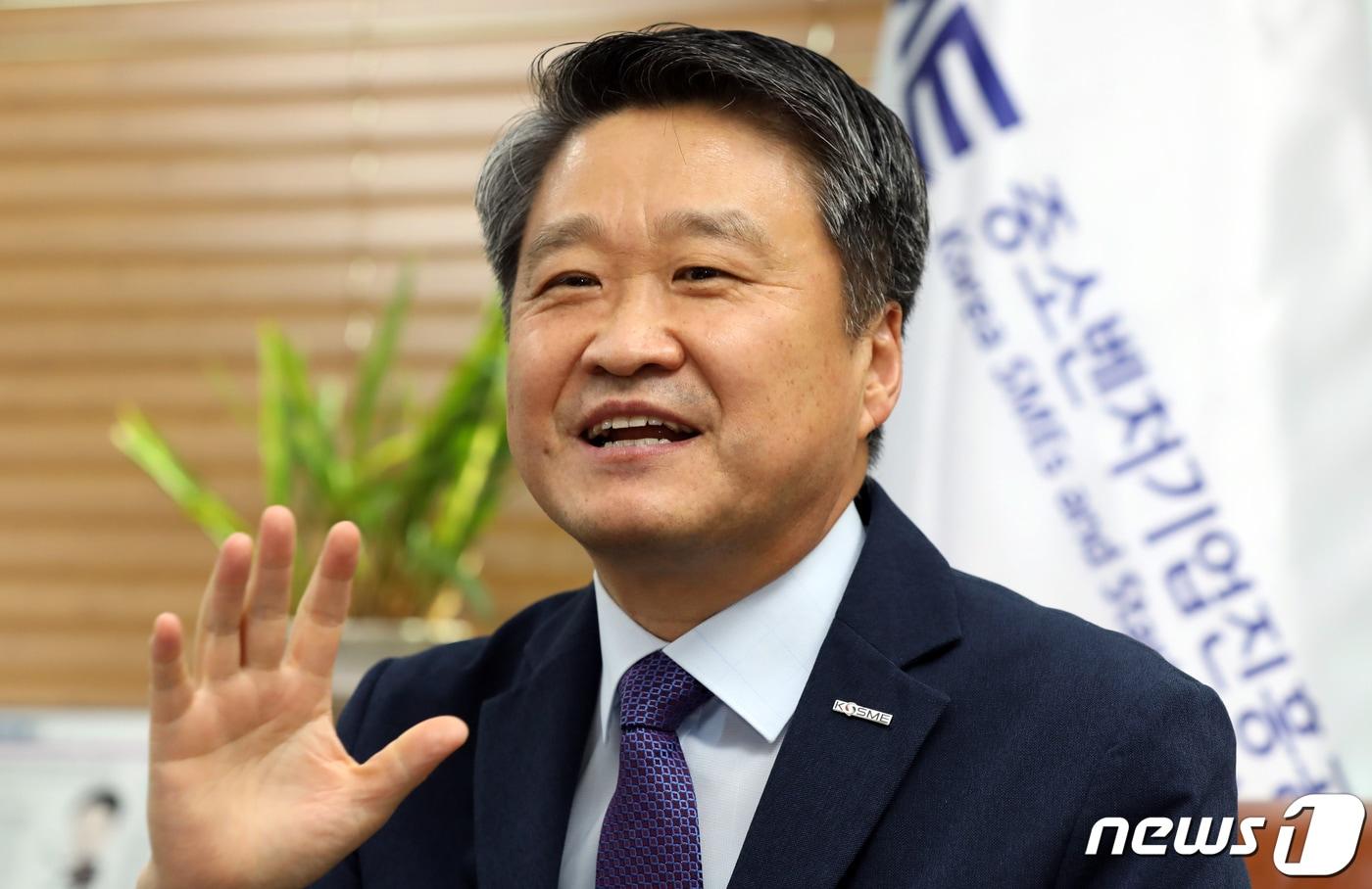 본문 이미지 - 김학도 중소벤처기업진흥공단 이사장. 2022.5.20/뉴스1 ⓒ News1 장수영 기자