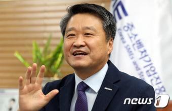 본문 이미지 - 김학도 중소벤처기업진흥공단 이사장. 2022.5.20/뉴스1 ⓒ News1 장수영 기자