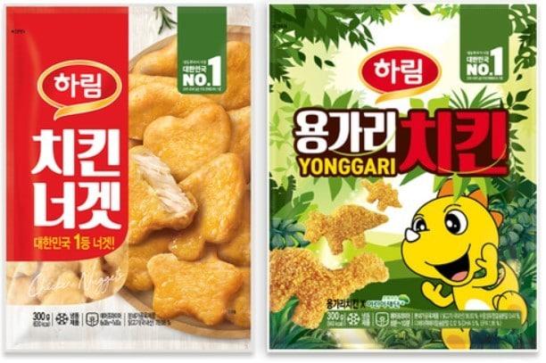본문 이미지 - 하림 '치킨너겟·용가리 치킨' 제품 사진.(하림몰 홈페이지 갈무리) ⓒ 뉴스1