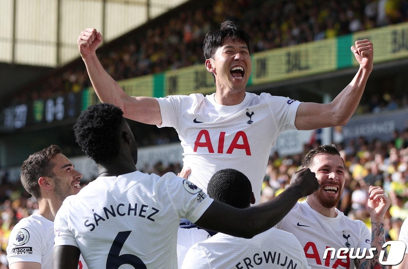 3년 만에 유럽축구연맹(UEFA) 챔피언스리그에 진출하는 토트넘. ⓒ 로이터=뉴스1