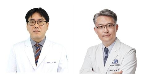 본문 이미지 - 이세원 여의도성모병원 정형외과 교수(왼쪽)과 권혁상 내분비내과 교수(사진제공=여의도성모병원) ⓒ 뉴스1