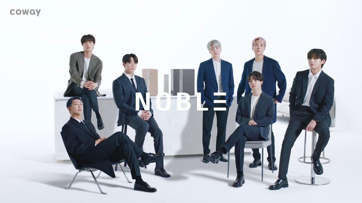 본문 이미지 - 코웨이 노블정수기 모델 방탄소년단(코웨이 제공)ⓒ 뉴스1