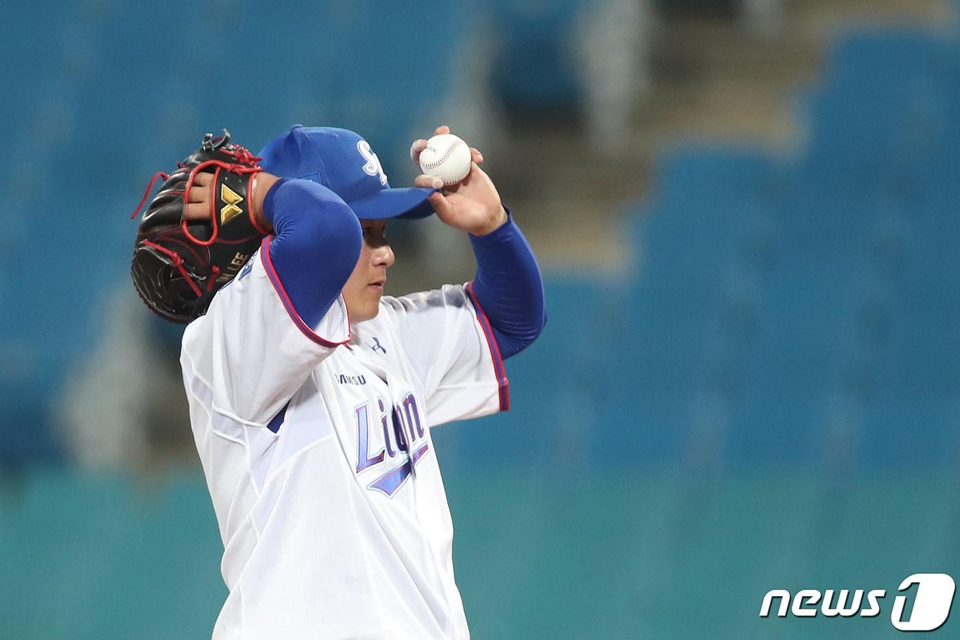 본문 이미지 - 삼성 투수 이승현. 2022.5.3/뉴스1 ⓒ News1 공정식 기자