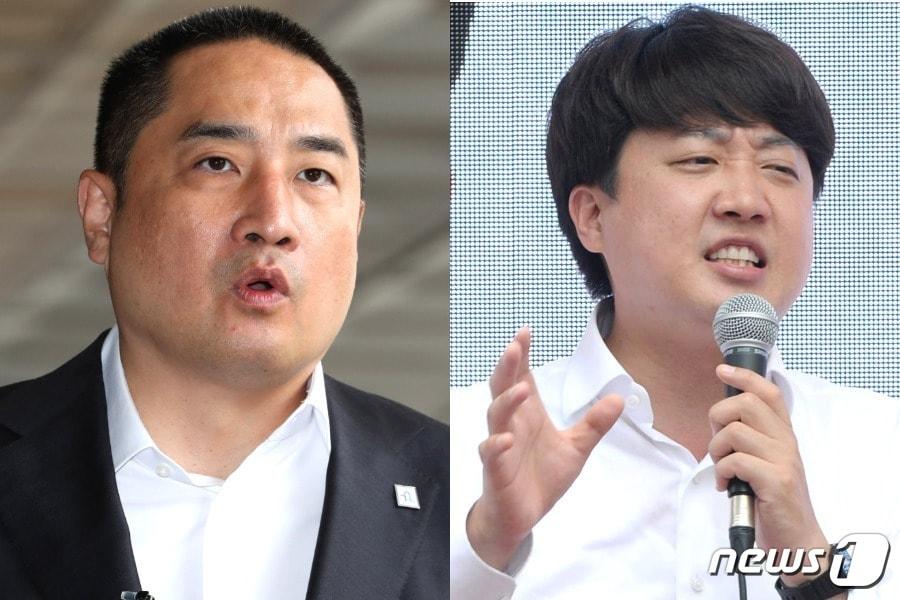 본문 이미지 - 강용석 이준석 ⓒ News1 김재령