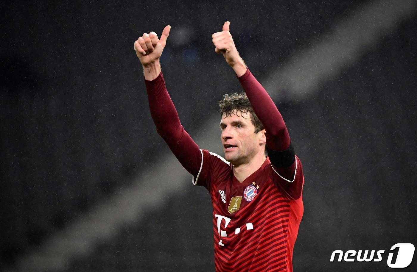 바이에른 뮌헨 공격수 토마스 뮐러. ⓒ AFP=뉴스1