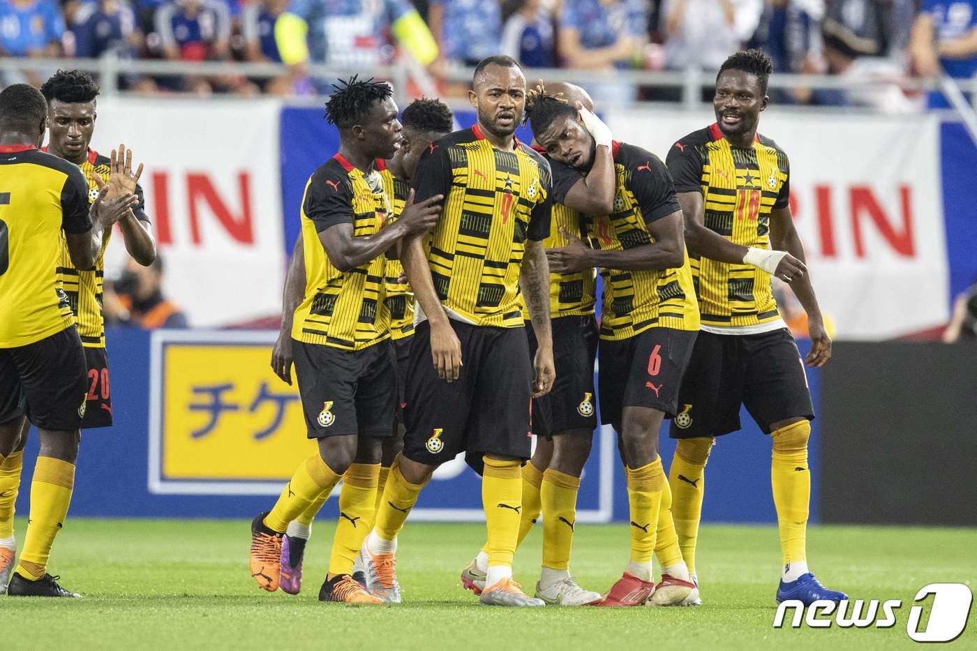 가나 축구 대표팀. ⓒ AFP=뉴스1