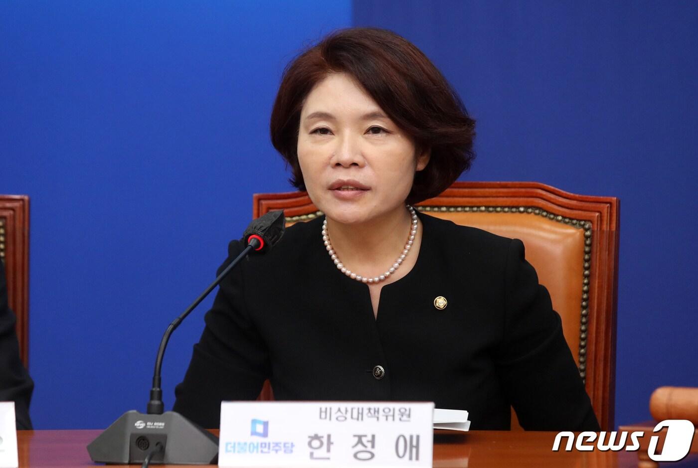 한정애 더불어민주당 의원. /뉴스1 ⓒ News1 허경 기자