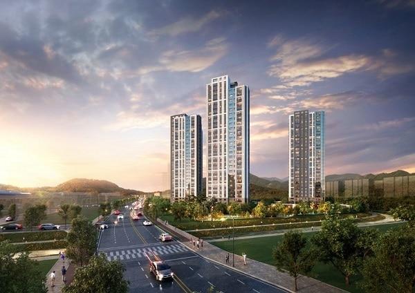 본문 이미지 - e편한세상 지축 센텀가든 투시도. ⓒ 뉴스1