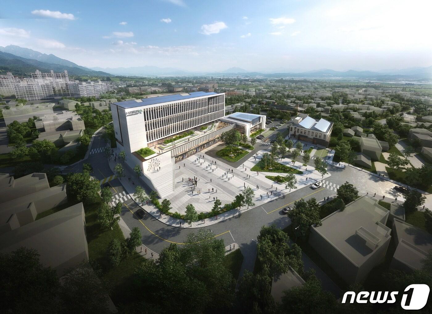 본문 이미지 - 곡성군청 신청사 조감도ⓒ 뉴스1