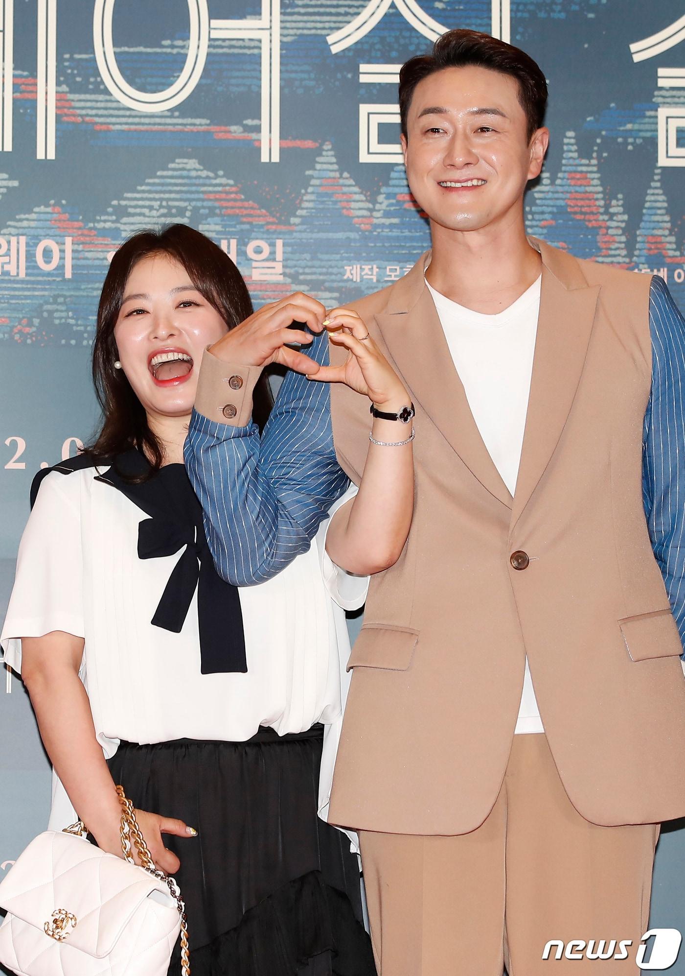 본문 이미지 - 방송인 김원효, 심진화 부부가 ⓒ News1 권현진 기자