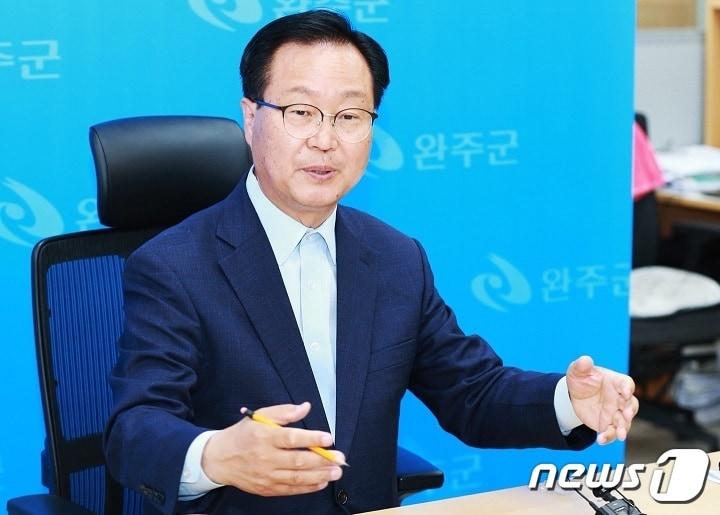 본문 이미지 - 유희태 전북 완주군수 당선인/ⓒ 뉴스1
