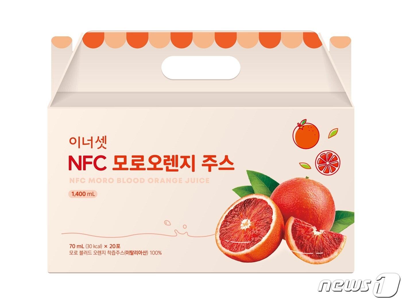 본문 이미지 - 휴온스푸디언스_이너셋 NFC 모로오렌지 주스. ⓒ 뉴스1