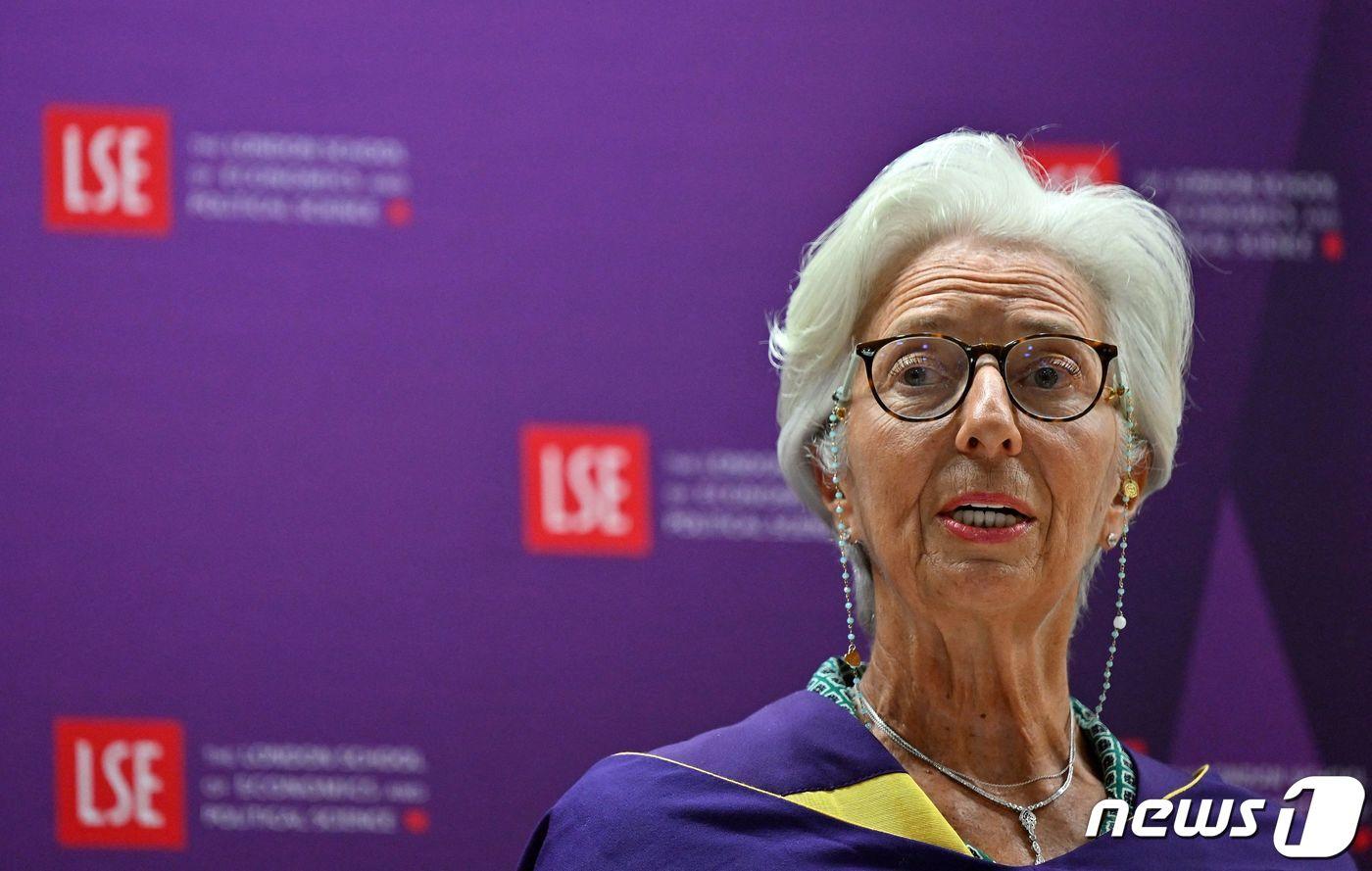 크리스틴 라가르드 유럽중앙은행(ECB) 총재 ⓒ AFP=뉴스1 